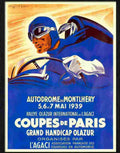 coup de paris geo ham automobile poster 1939 Advert A4 Photo Print