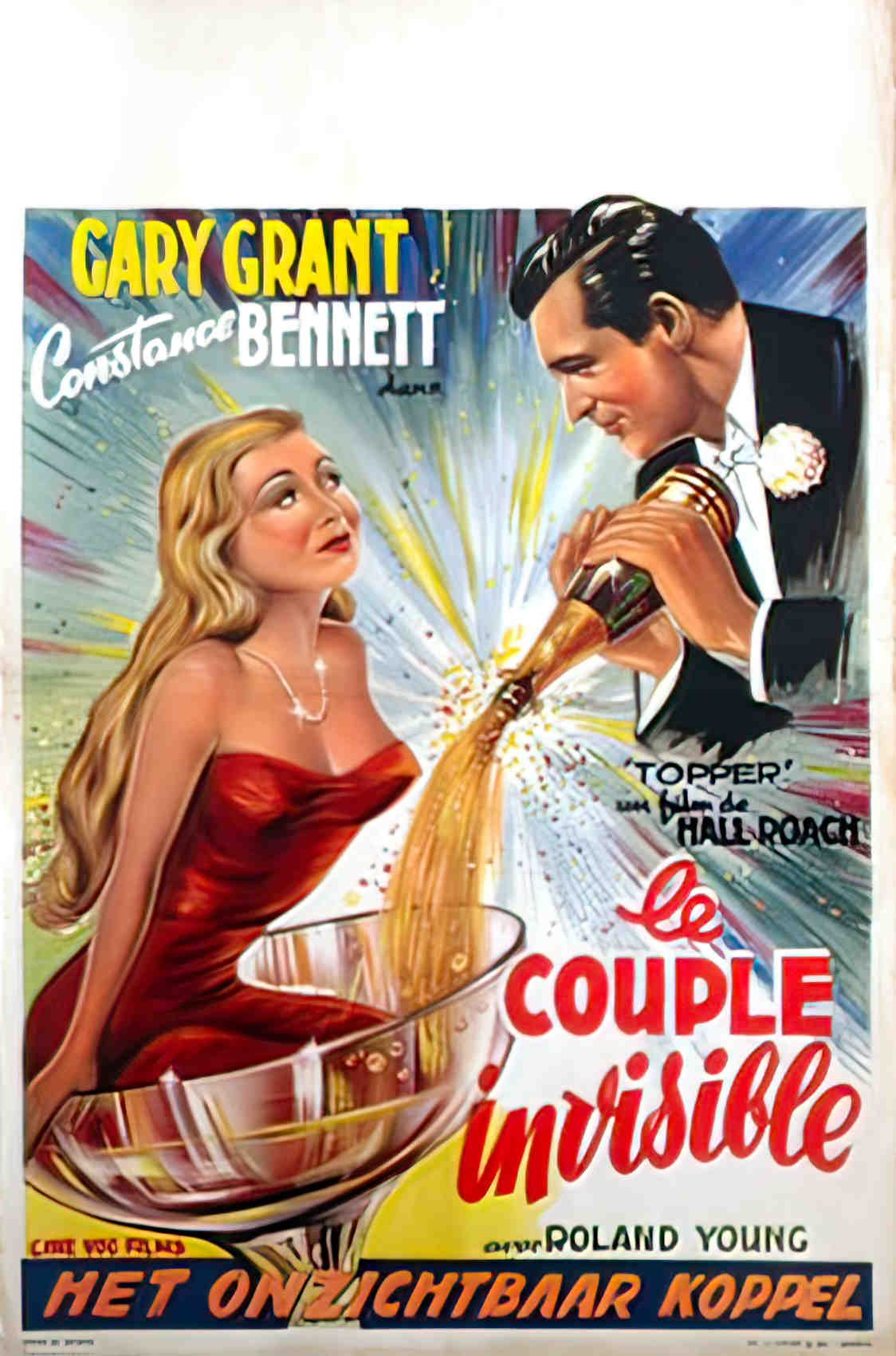 couple invisible le belge Advert A4 Photo Print