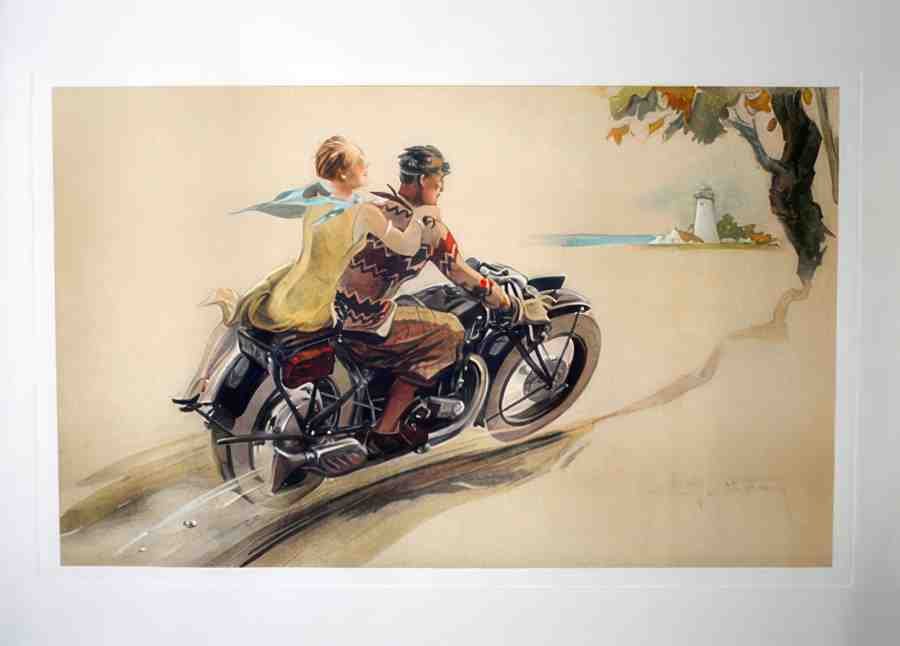 couplebyGeoHam Vintage Advert A4 Photo Print