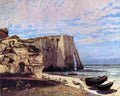 cour Cliffs at Etretat After the Storm Art A4 Photo Print