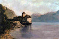 cour chateau de chillon Art A4 Photo Print