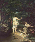 cour the bathers Art A4 Photo Print