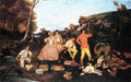 cour the hunt Breakfast Art A4 Photo Print