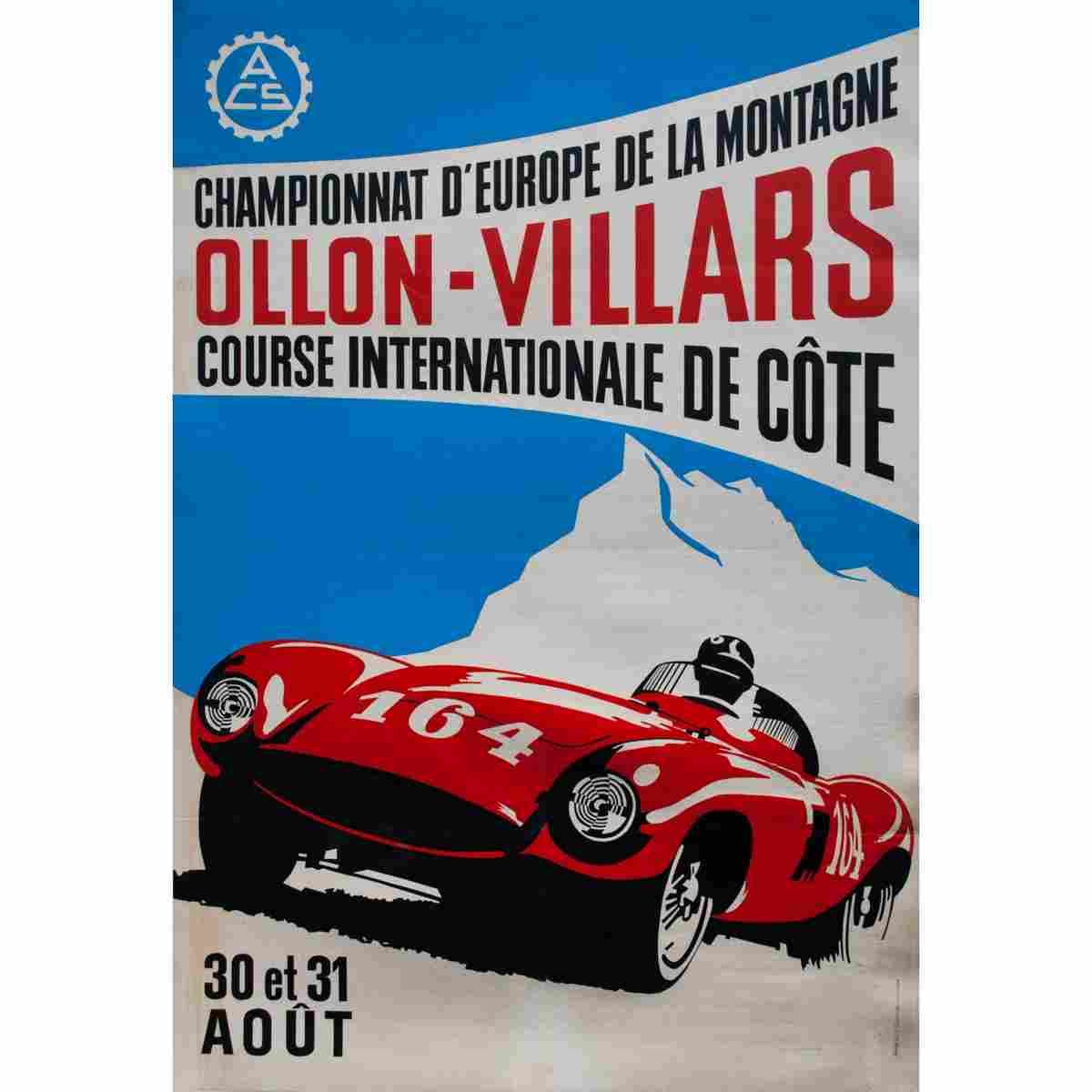 course de cote ollon villars 1969 2 Advert A4 Photo Print
