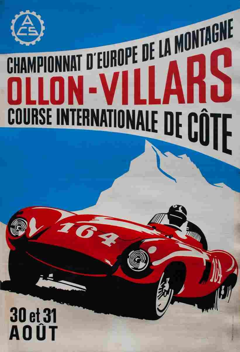 course de cote ollon villars 1969 4 Advert A4 Photo Print