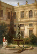 courtyar 3 Art A4 Photo Print UK