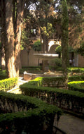 courtyard fountain spain 1980s 1990s A4 Photo Print
