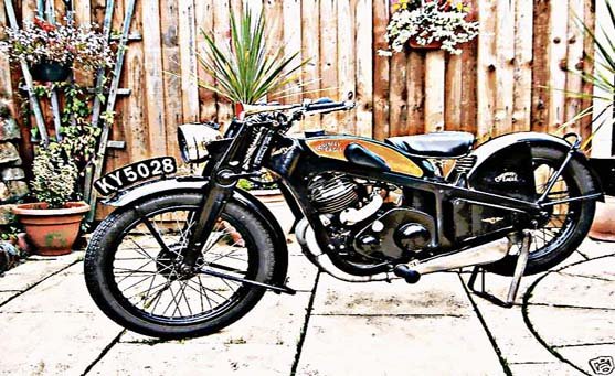 coventry eagle 250 motorbike A4 Photo Print
