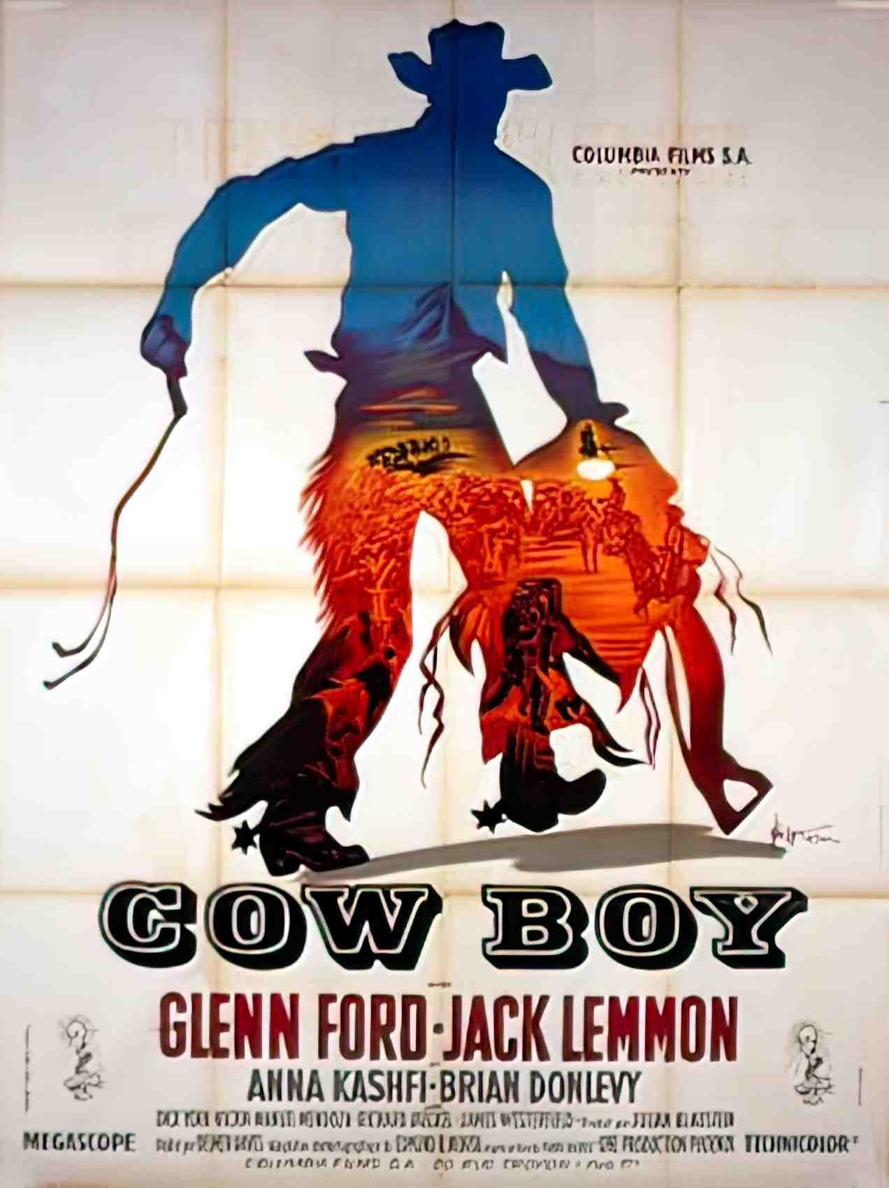 cow boy Advert A4 Photo Print