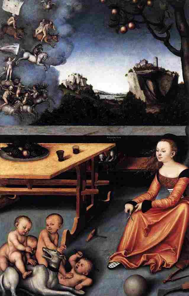 cr An Allegory of Meloncholy Art A4 Photo Print