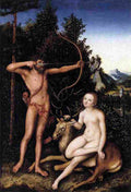 cr Apollo and Diana Art A4 Photo Print