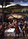 cr Judith Dining with Holofernes Art A4 Photo Print