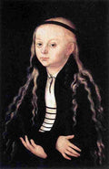 cr Portrait of a Girl Art A4 Photo Print