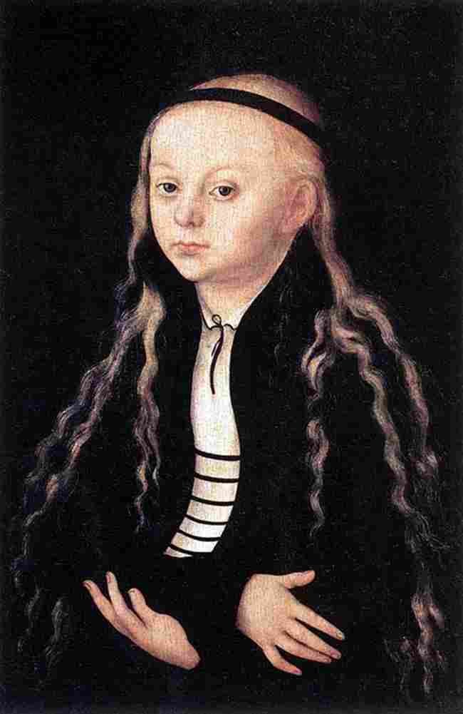 cr Portrait of a Girl Art A4 Photo Print