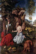 cr Saint Jerome in the Desert Art A4 Photo Print