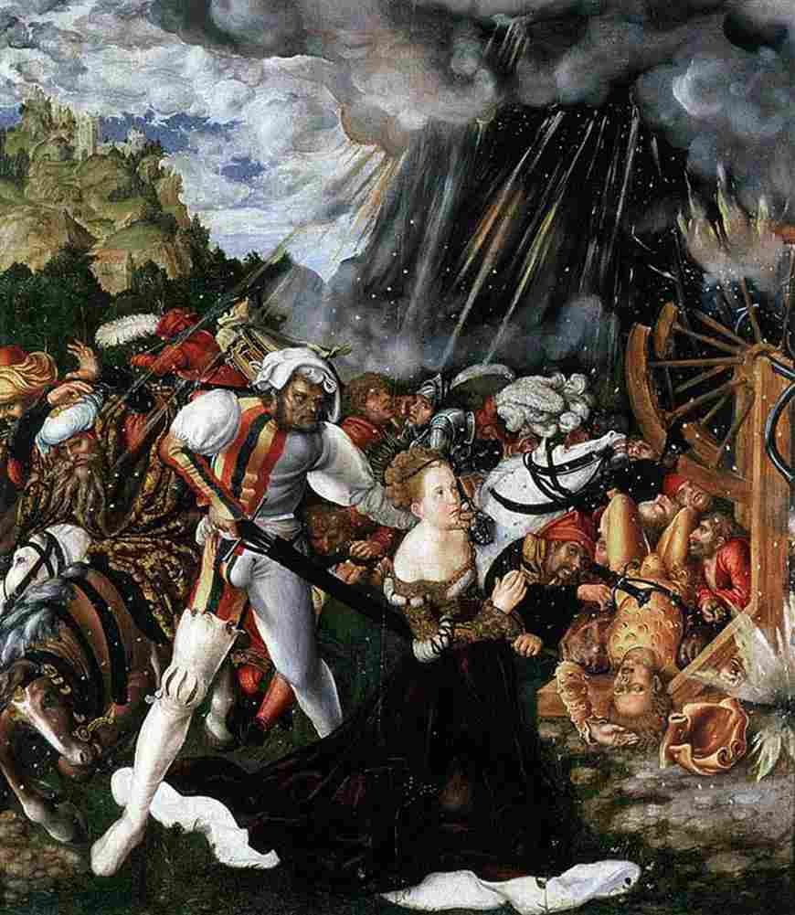 cr The Martyrdom of Saint Catherine Art A4 Photo Print
