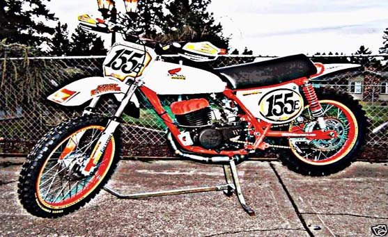 cr250 elsinore motorbike A4 Photo Print