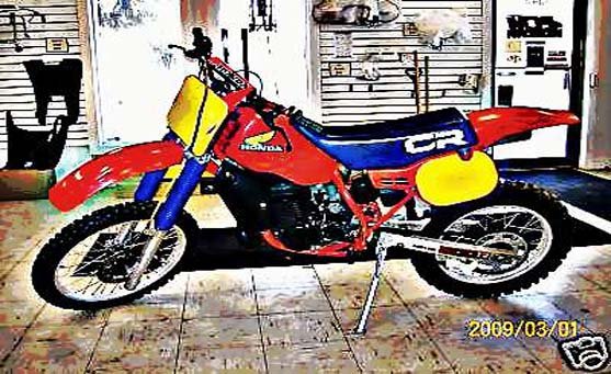 cr500r motorbike A4 Photo Print