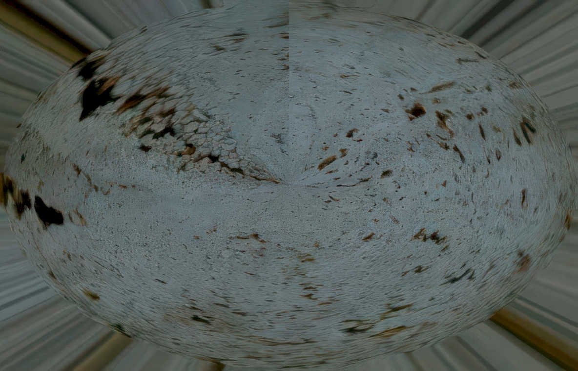 cracked planet wall Vintage A4 Photo Print