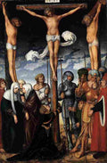 cranach crucifixion Art A4 Photo Print