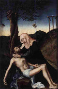 cranach pieta beneath the cross Art A4 Photo Print
