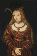 cranach princess sibylle of cleve Art A4 Photo Print