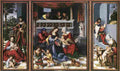 cranach triptych with the holy kinship Art A4 Photo Print
