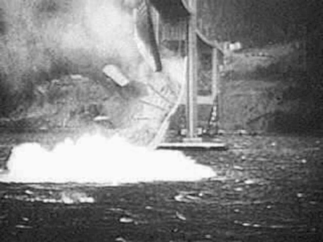 crane collapse debris1980s 1990s A4 Photo Print