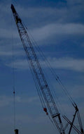 crane construction tower 1980s 1990s A4 Photo Print