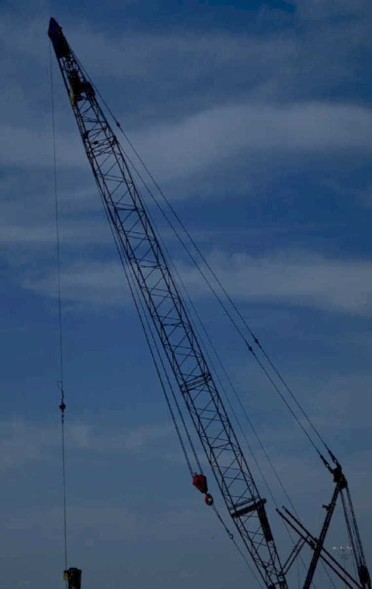 crane construction tower 1980s 1990s A4 Photo Print