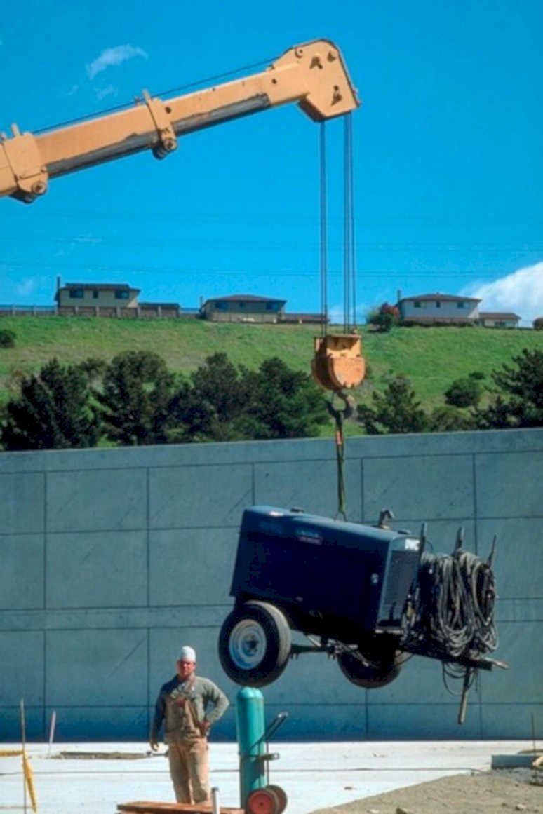 crane welding machine1980s 1990s A4 Photo Print