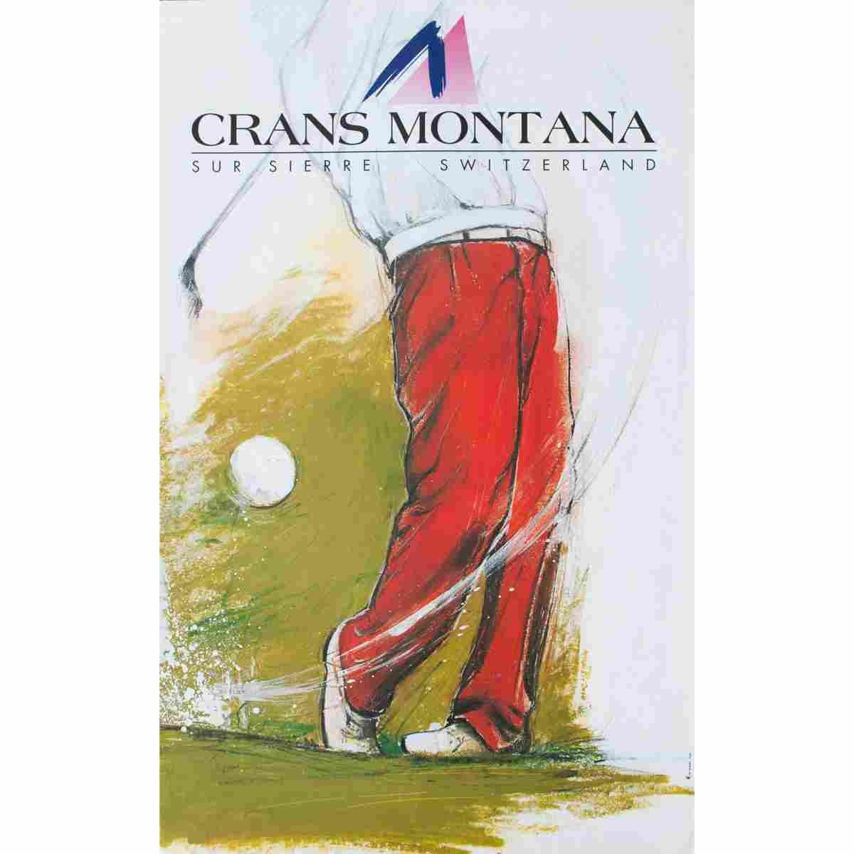 crans montana jean marie grand 1992 2 Advert A4 Photo Print