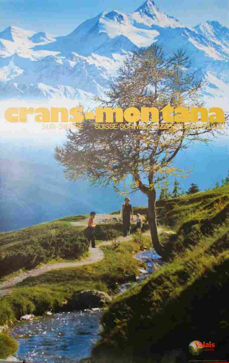 crans montana sur sierre teles deprez 1983 15 Advert A4 Photo Print