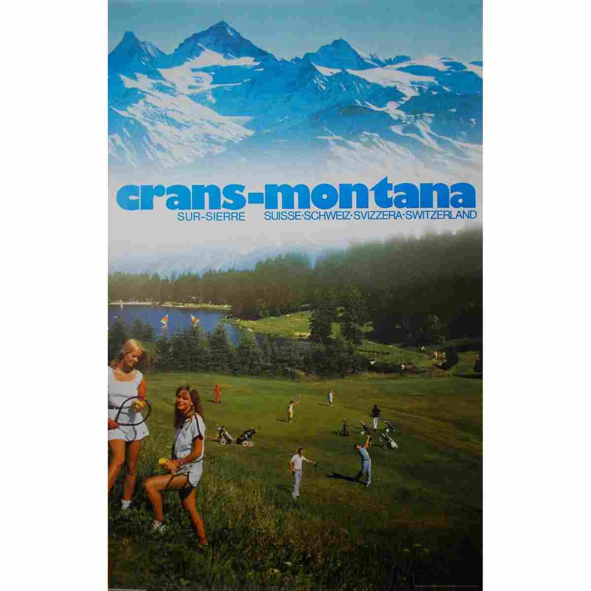 crans montana sur sierre teles deprez 1983 9 Advert A4 Photo Print