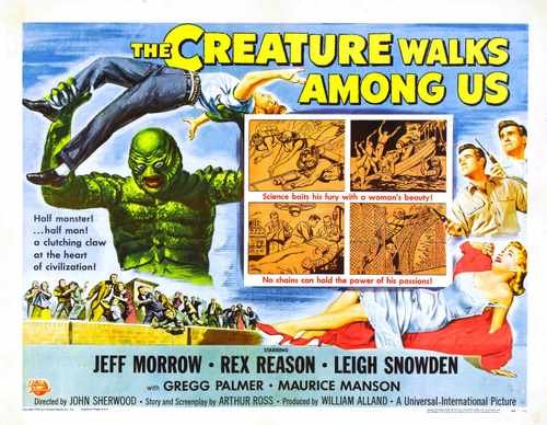 creature walks among us  04 film star poster A4 Photo Print