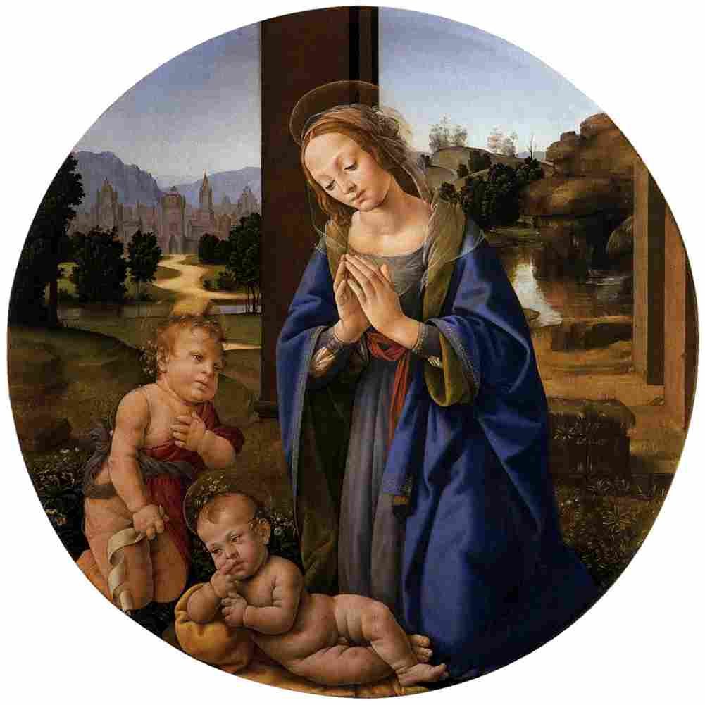 credi adoration of the child Art A4 Photo Print