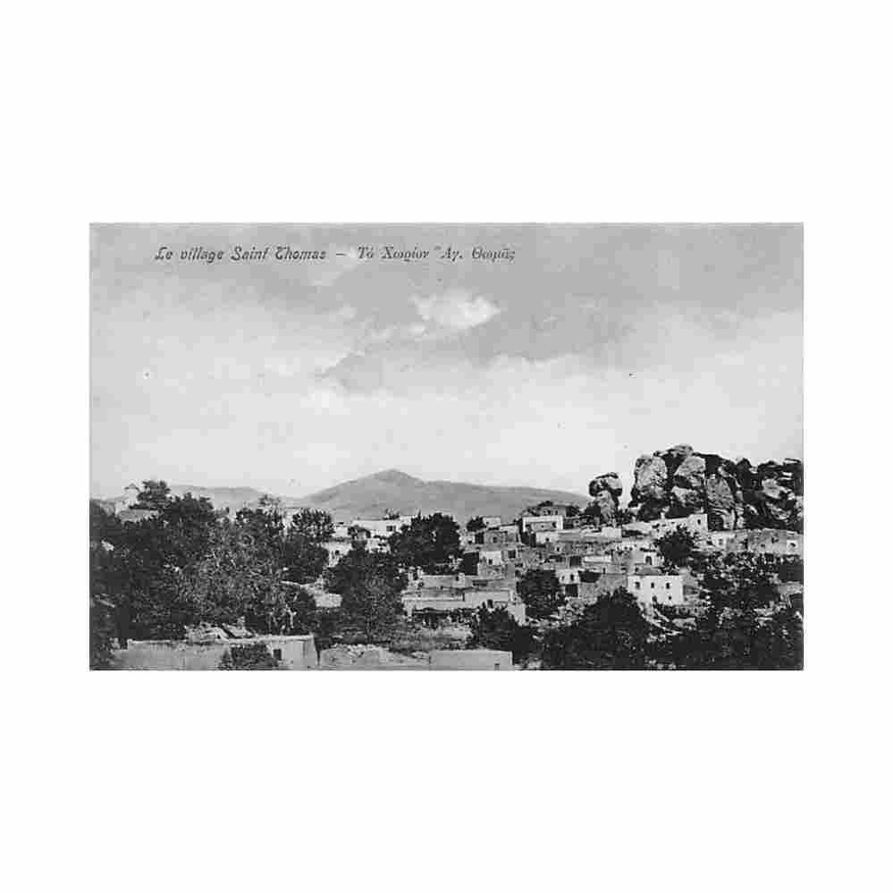 crete agios thomas saint thomas bird s eye view n alikiotis 294 Vintage A4 Photo Print