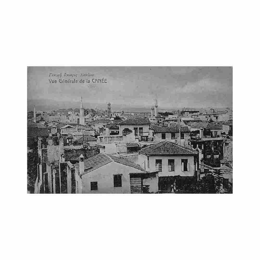 crete chania general view nicolas c perakis 1 Vintage A4 Photo Print