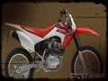 crf150f 1 A4 Photo Print Motorbike Vintage Aged