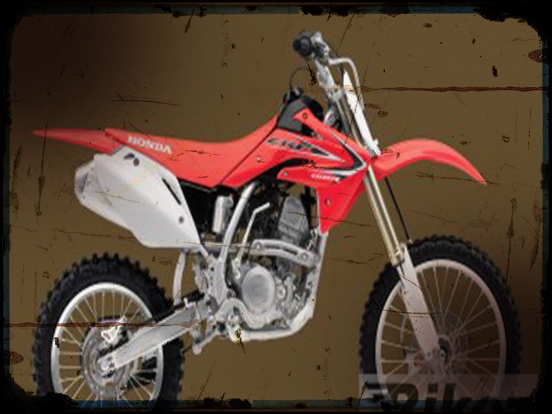 crf150r expert A4 Photo Print Motorbike Vintage Aged