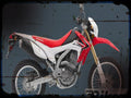 crf250l 1 A4 Photo Print Motorbike Vintage Aged