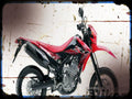 crf250m A4 Photo Print Motorbike Vintage Aged