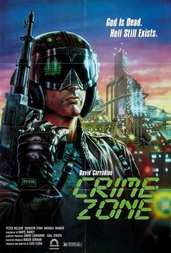 crime zone  01 film star poster A4 Photo Print