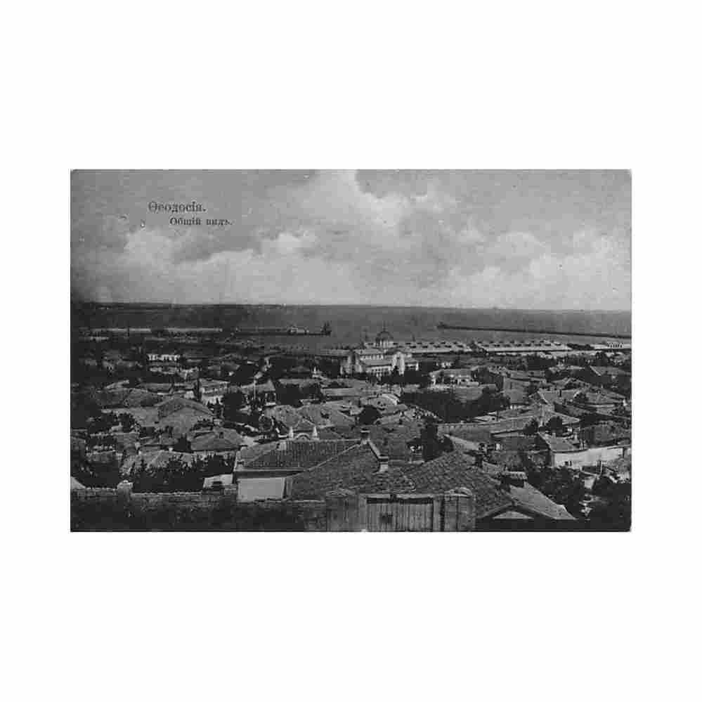 crimea feodosia general view dr trenkler co 18 Vintage A4 Photo Print