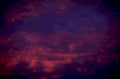 crimson sky clouds 1980s 1990s A4 Photo Print
