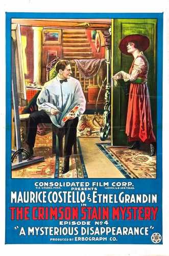 crimson stain mystery  04 film star poster A4 Photo Print