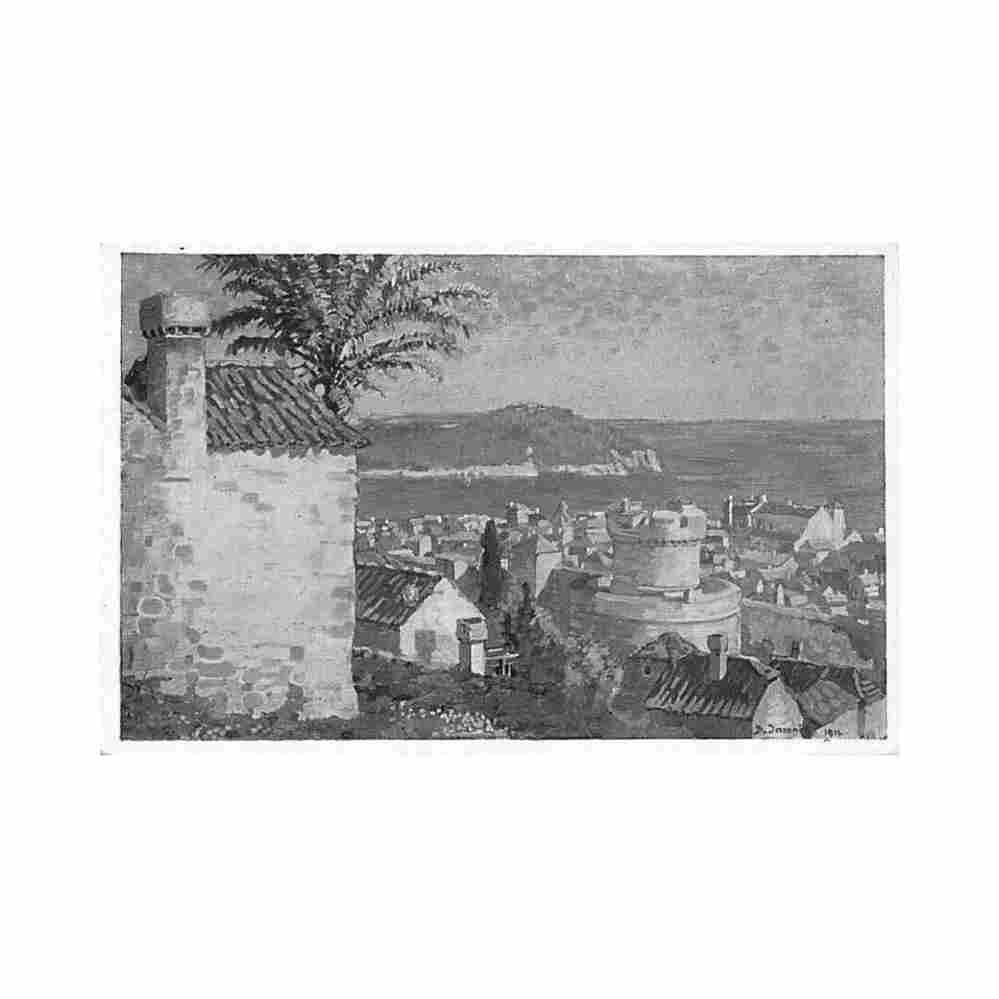 croatia dubrovnik pogled sa jevera Vintage A4 Photo Print