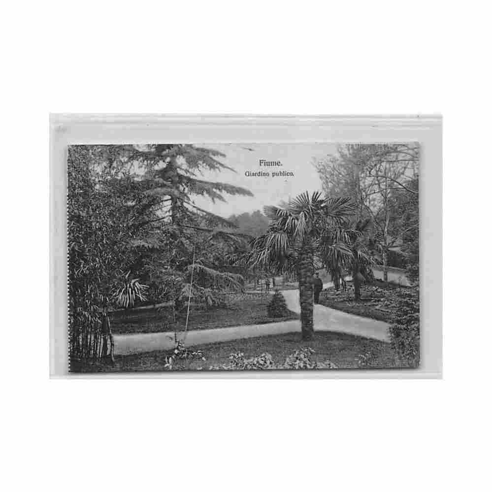 croatia fiume rijeka giardino publico celestine mayer Vintage A4 Photo Print