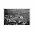 croatia komiza bird s eye view Vintage A4 Photo Print