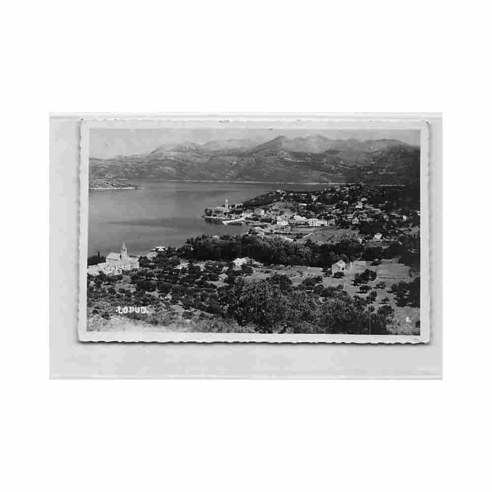 croatia lopud Vintage A4 Photo Print